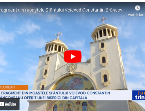 Un fragment din moaștele Sfântului Voievod Constantin Brâncoveanu oferit unei biserici din Capitală